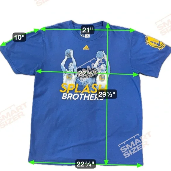 Adidas “Splash Brothers” Golden State Warriors VTG Shirt XL Curry Thompson